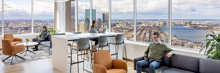 Margulies Perruzzi completes 31,000 s/f office <br>renovation for Boston Trust Walden at at One Beacon St.